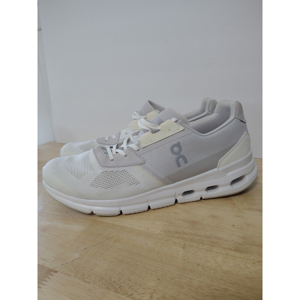 Men's On Cloud Cloudrift White/Frost, Mens 11.5 US Eu 46 UK 11 Swiss Engineering - Picture 2 of 16